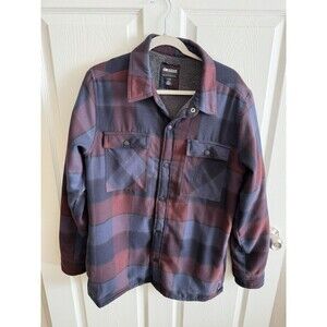 Outdoor Research Feedback Shirt Jacket Shacket Sherpa Lined Plaid Mens Large L